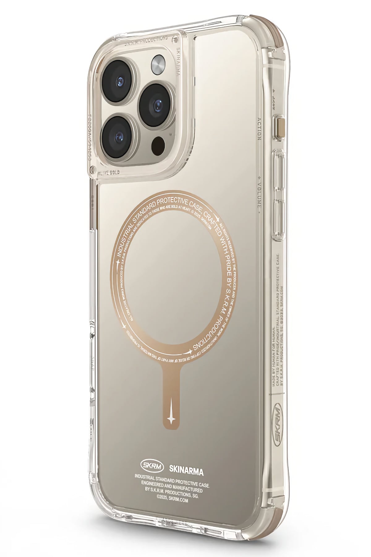 Skinarma Saido Prime iPhone 16 Pro Max Magsafe Uyumlu Kılıf Gold
