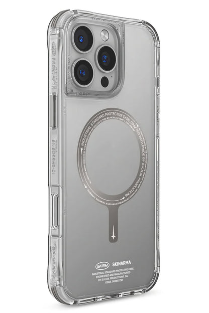 Skinarma Saido Prime iPhone 16 Pro Max Magsafe Uyumlu Kılıf Titanyum Gri