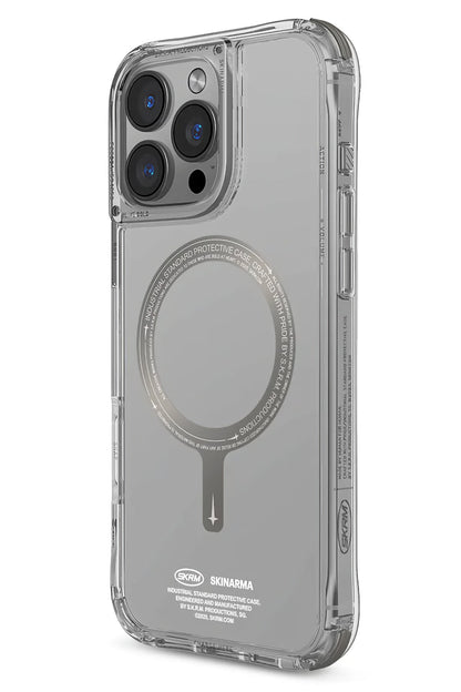 Skinarma Saido Prime iPhone 16 Pro Max Magsafe Uyumlu Kılıf Titanyum Gri