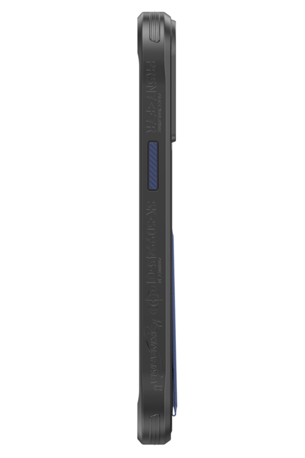SkinArma Slate iPhone 15 Pro Uyumlu Standlı Kılıf Mavi