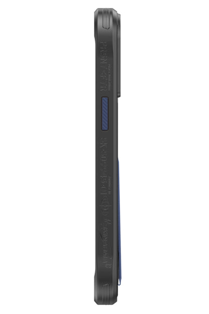 SkinArma Slate iPhone 15 Pro Uyumlu Standlı Kılıf Mavi