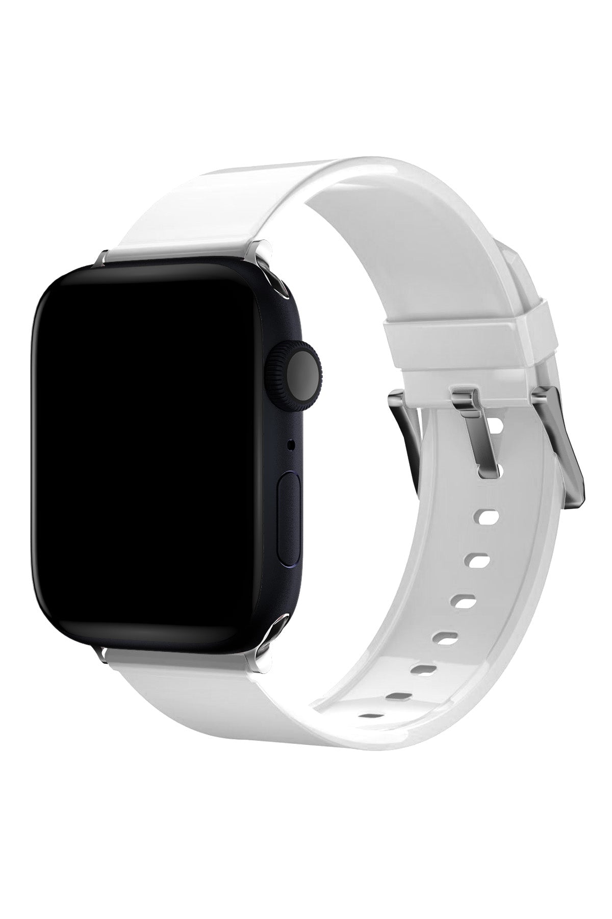 Apple Watch Uyumlu Jina Loop Yumuşak Silikon Kordon Snow