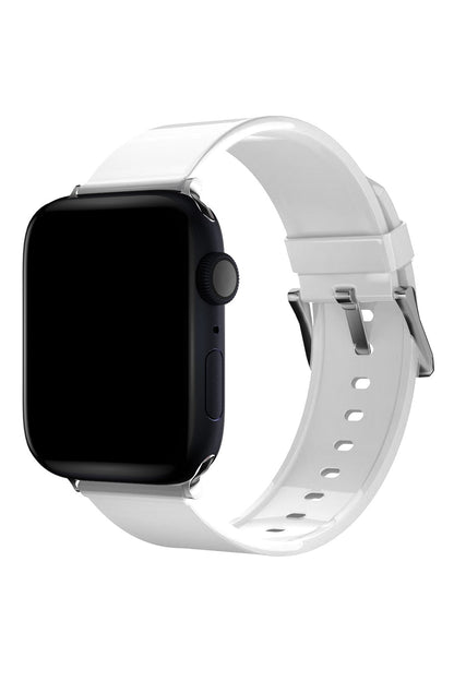 Apple Watch Uyumlu Jina Loop Yumuşak Silikon Kordon Snow