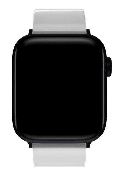 Apple Watch Uyumlu Jina Loop Yumuşak Silikon Kordon Snow