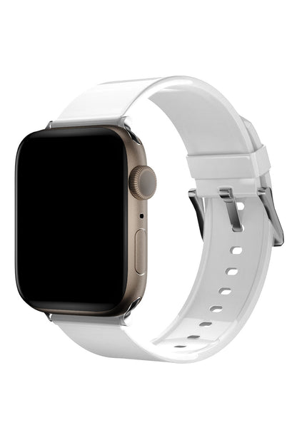 Apple Watch Uyumlu Jina Loop Yumuşak Silikon Kordon Snow