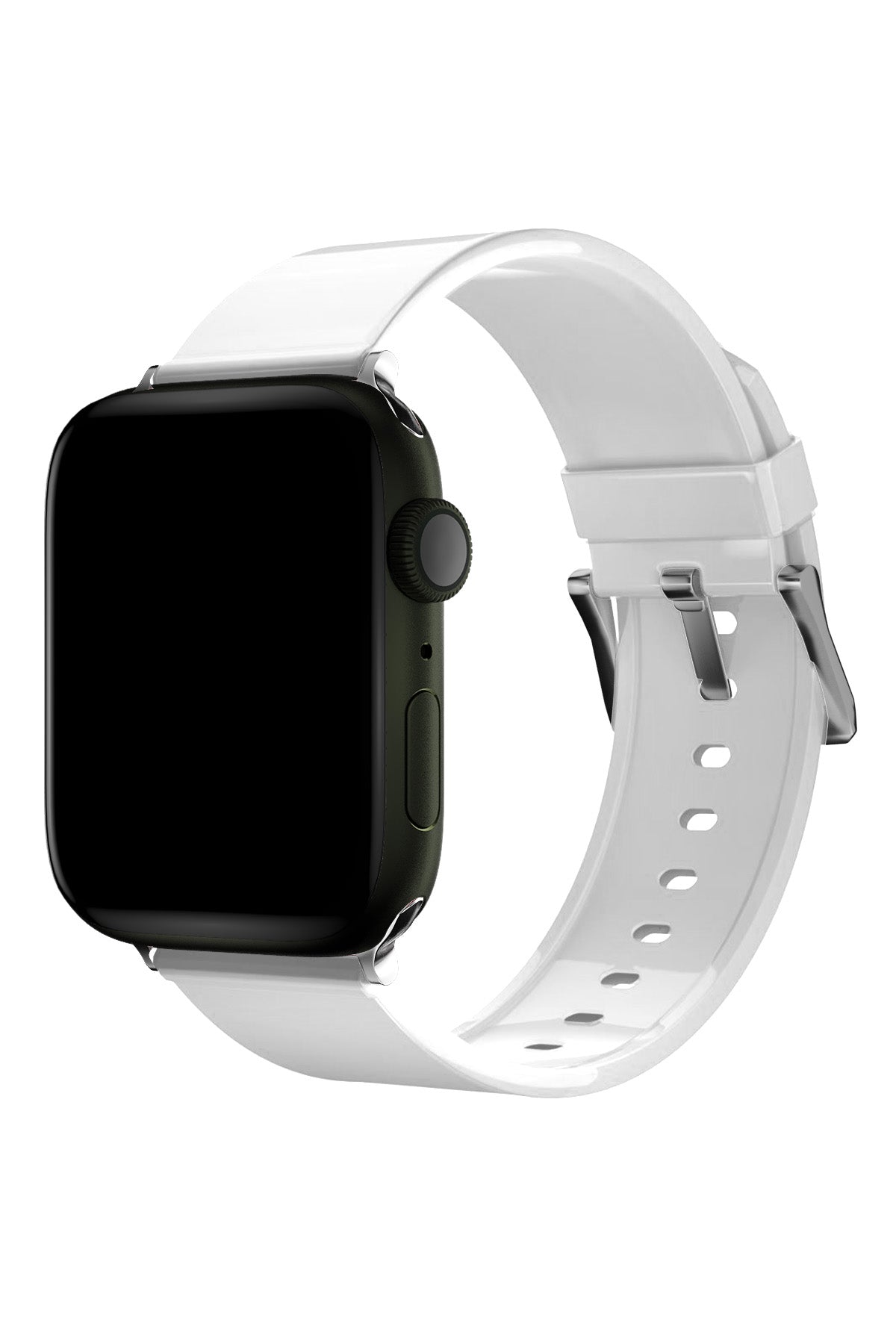 Apple Watch Uyumlu Jina Loop Yumuşak Silikon Kordon Snow