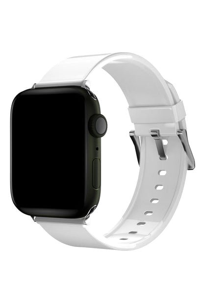 Apple Watch Uyumlu Jina Loop Yumuşak Silikon Kordon Snow