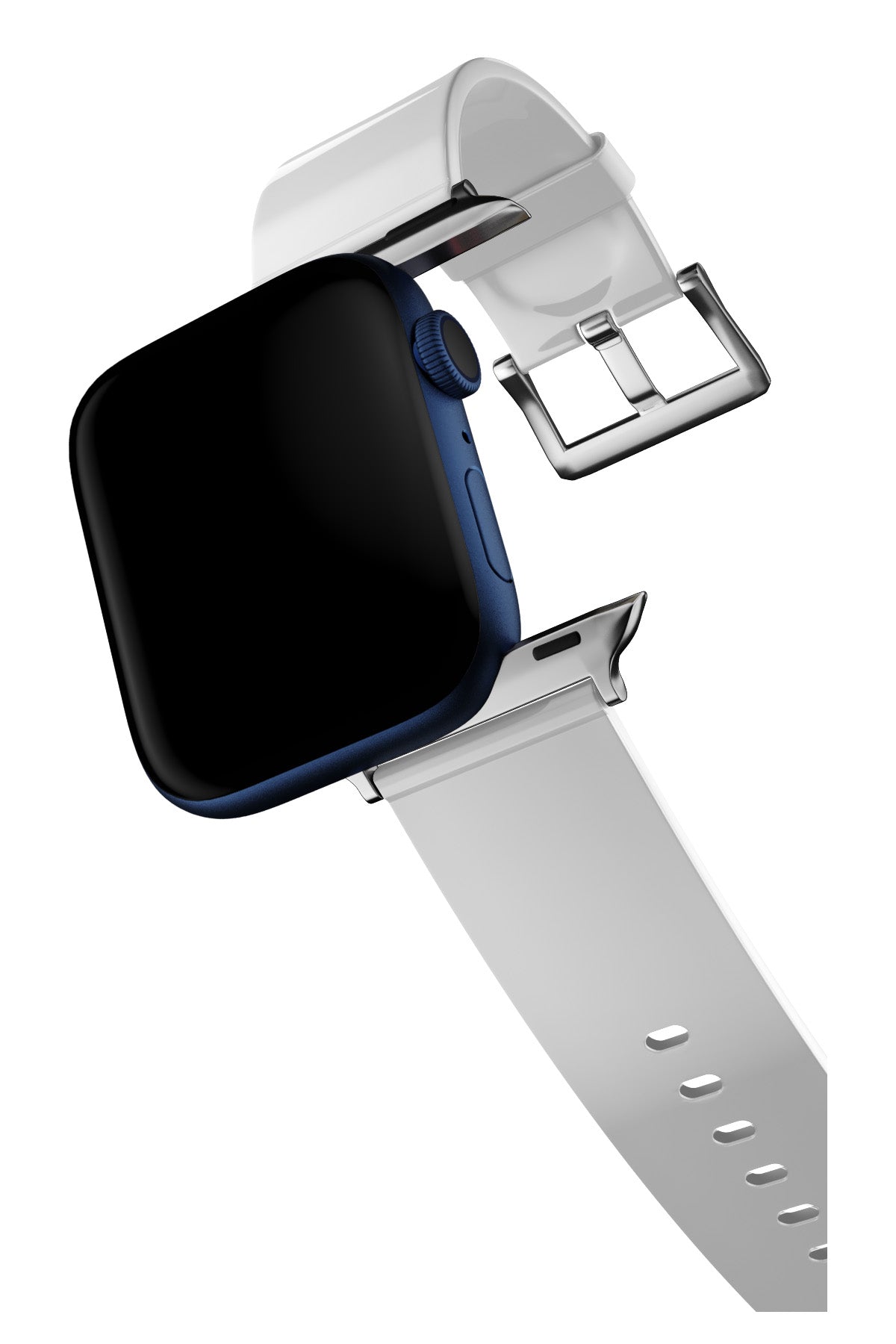 Apple Watch Uyumlu Jina Loop Yumuşak Silikon Kordon Snow