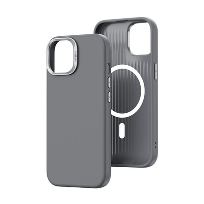 SP-019 iPhone 15 Pro Max Magsafe Uyumlu Vegan Deri Kılıf