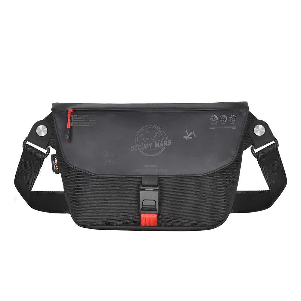 Space Exploration Cordura 1000D Naylon Çapraz Vücut Çantası