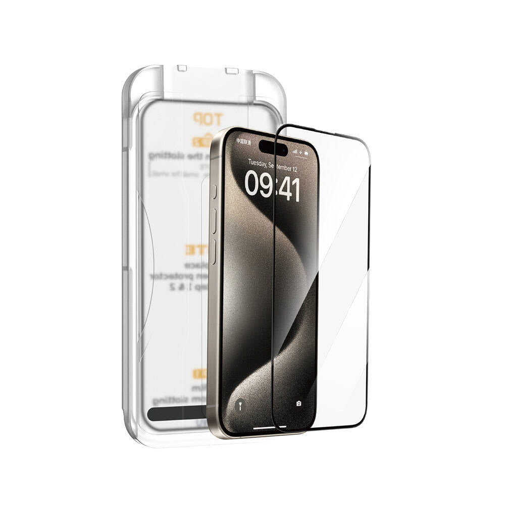 SQ-008 Easy Install iPhone 16 Kolay Uygulamalı Ekran Koruyucu