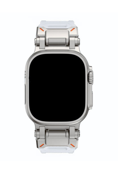 Apple Watch Uyumlu Defense Loop Silikon Kordon Starlight Clear