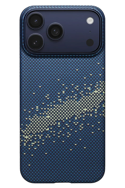 Starpeak iPhone 17 Pro Max MagSafe Uyumlu Aramid Fiber Kılıf Milky Way Galaxy