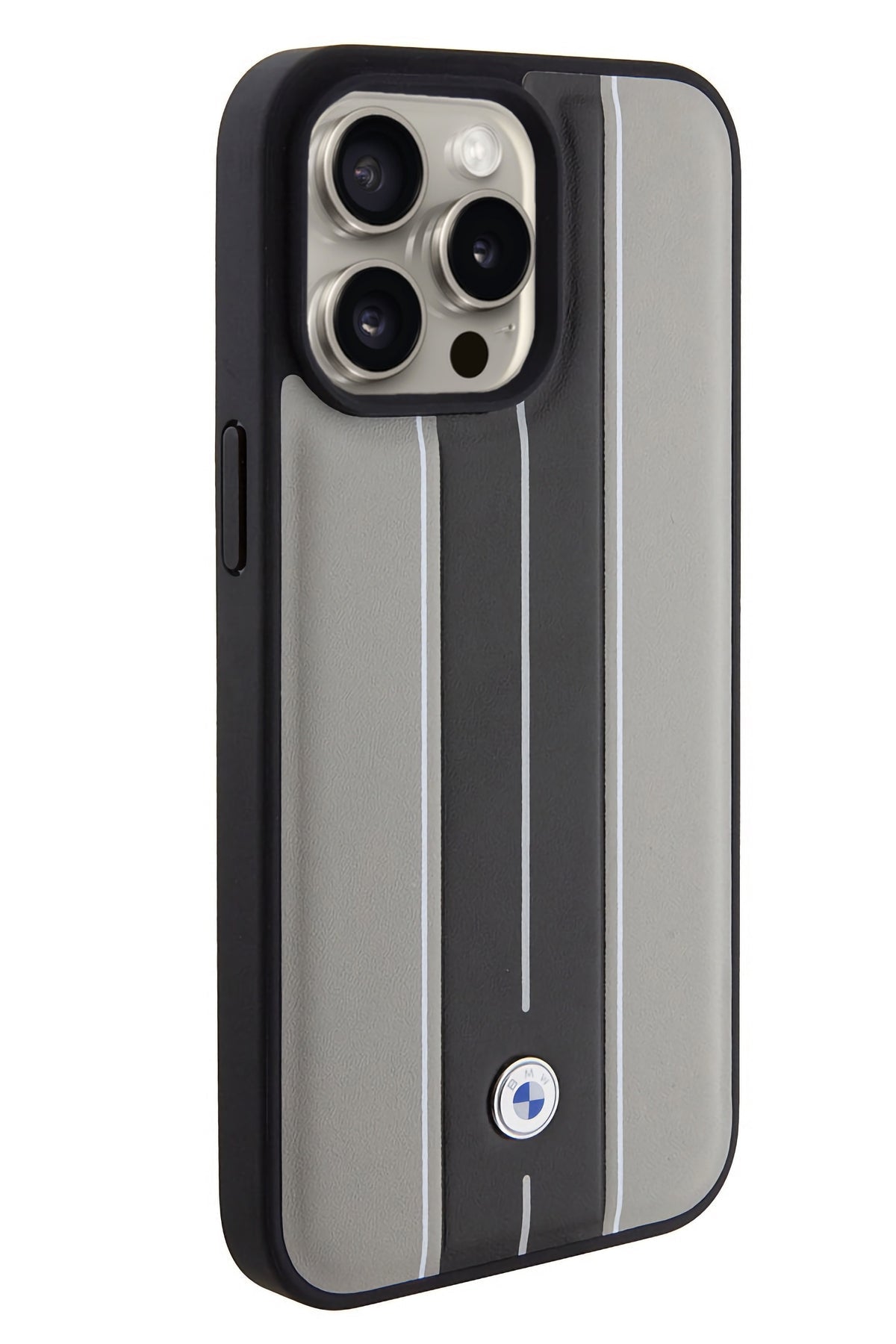 Apple iPhone 15 Pro Max Magsafe uyumlu BMW Lisanslı Stripe Kılıf
