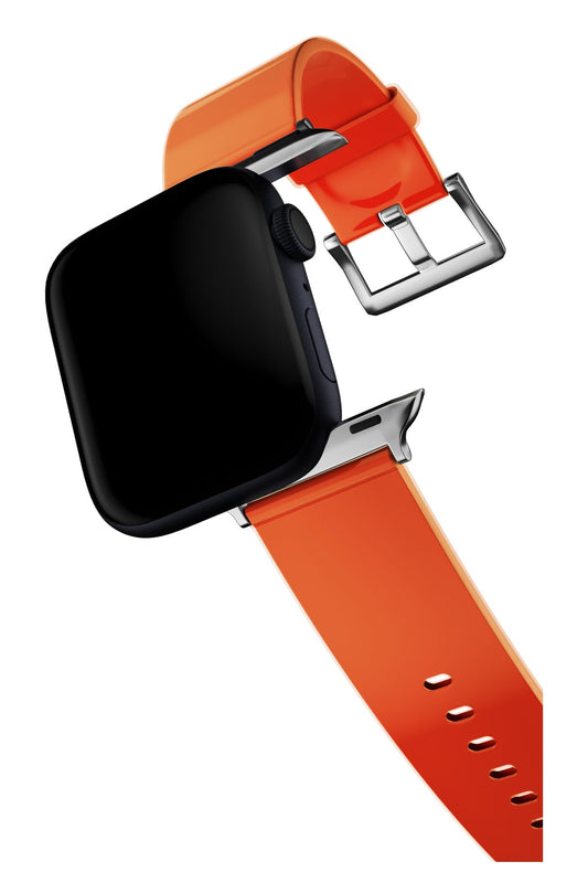 Apple Watch Uyumlu Jina Loop Yumuşak Silikon Kordon Sunset