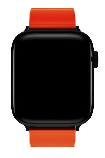 Apple Watch Uyumlu Jina Loop Yumuşak Silikon Kordon Sunset