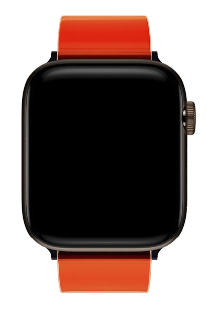 Apple Watch Uyumlu Jina Loop Yumuşak Silikon Kordon Sunset