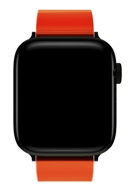 Apple Watch Uyumlu Jina Loop Yumuşak Silikon Kordon Sunset