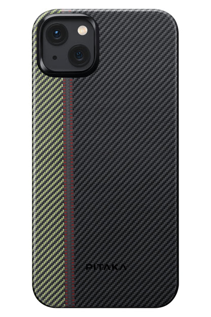 Tactile Woven iPhone 15 Plus MagSafe Uyumlu 600D Aramid Fiber Kılıf Overture