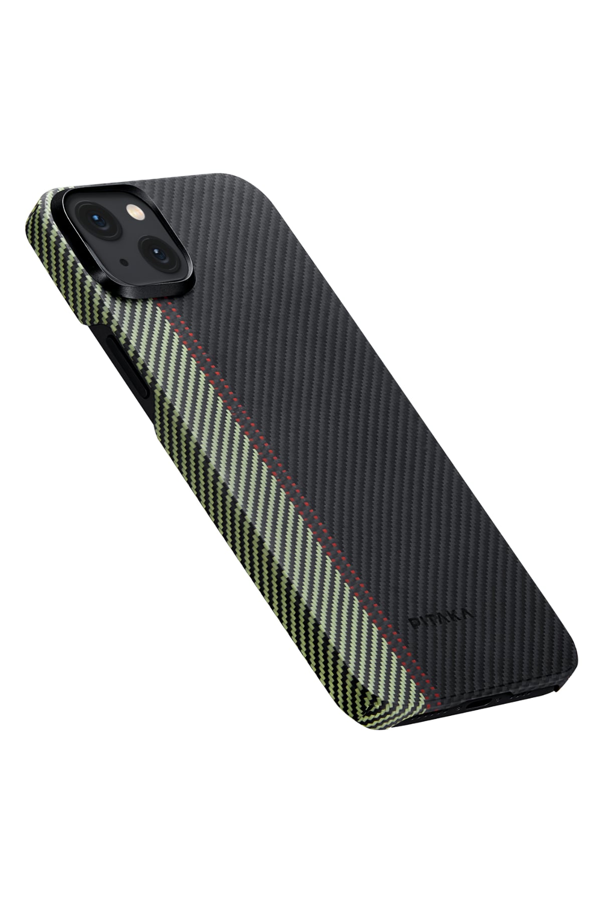 Tactile Woven iPhone 15 Plus MagSafe Uyumlu 600D Aramid Fiber Kılıf Overture