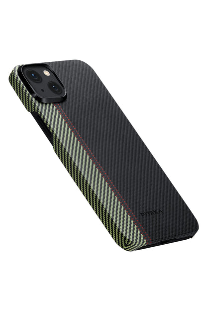 Tactile Woven iPhone 15 Plus MagSafe Uyumlu 600D Aramid Fiber Kılıf Overture