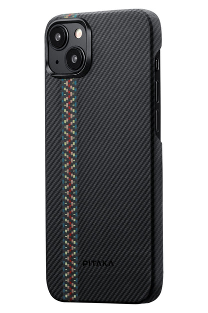 Tactile Woven iPhone 15 Plus MagSafe Uyumlu 600D Aramid Fiber Kılıf Rhapsody
