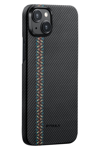 Tactile Woven iPhone 15 Plus MagSafe Uyumlu 600D Aramid Fiber Kılıf Rhapsody