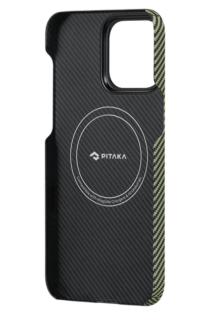 Tactile Woven iPhone 15 Pro MagSafe Uyumlu 600D Aramid Fiber Kılıf Overture