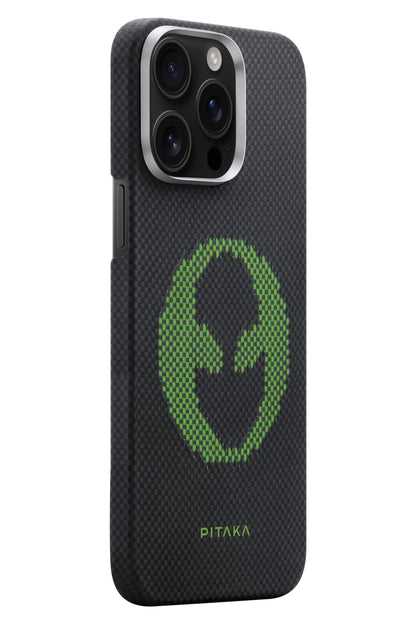 Tactile Woven iPhone 15 Pro MagSafe Uyumlu Kılıf Alien