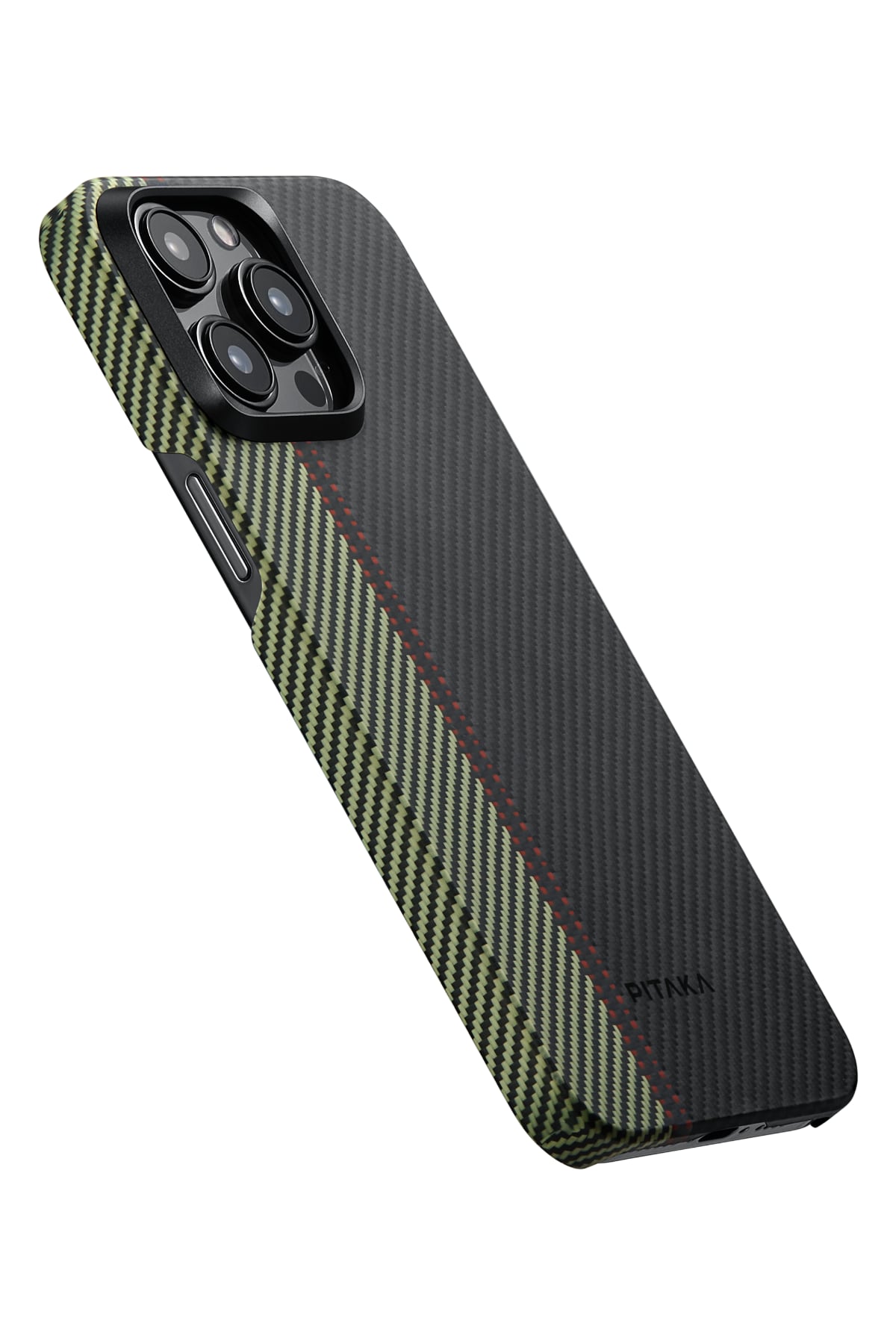 Tactile Woven iPhone 15 Pro Max MagSafe Uyumlu 600D Aramid Fiber Kılıf Overture