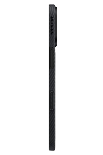 Tactile Woven iPhone 17 MagSafe Uyumlu Kılıf Black Gray