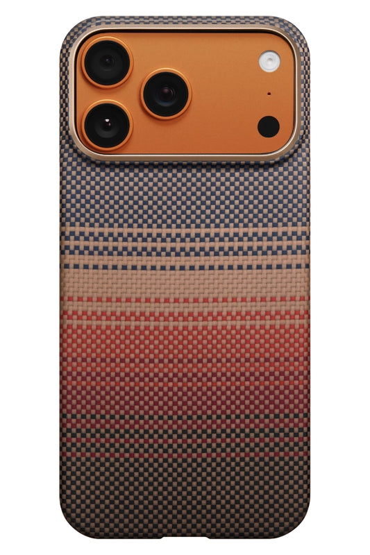 Tactile Woven iPhone 17 Pro Max MagSafe Uyumlu Kılıf Sunset
