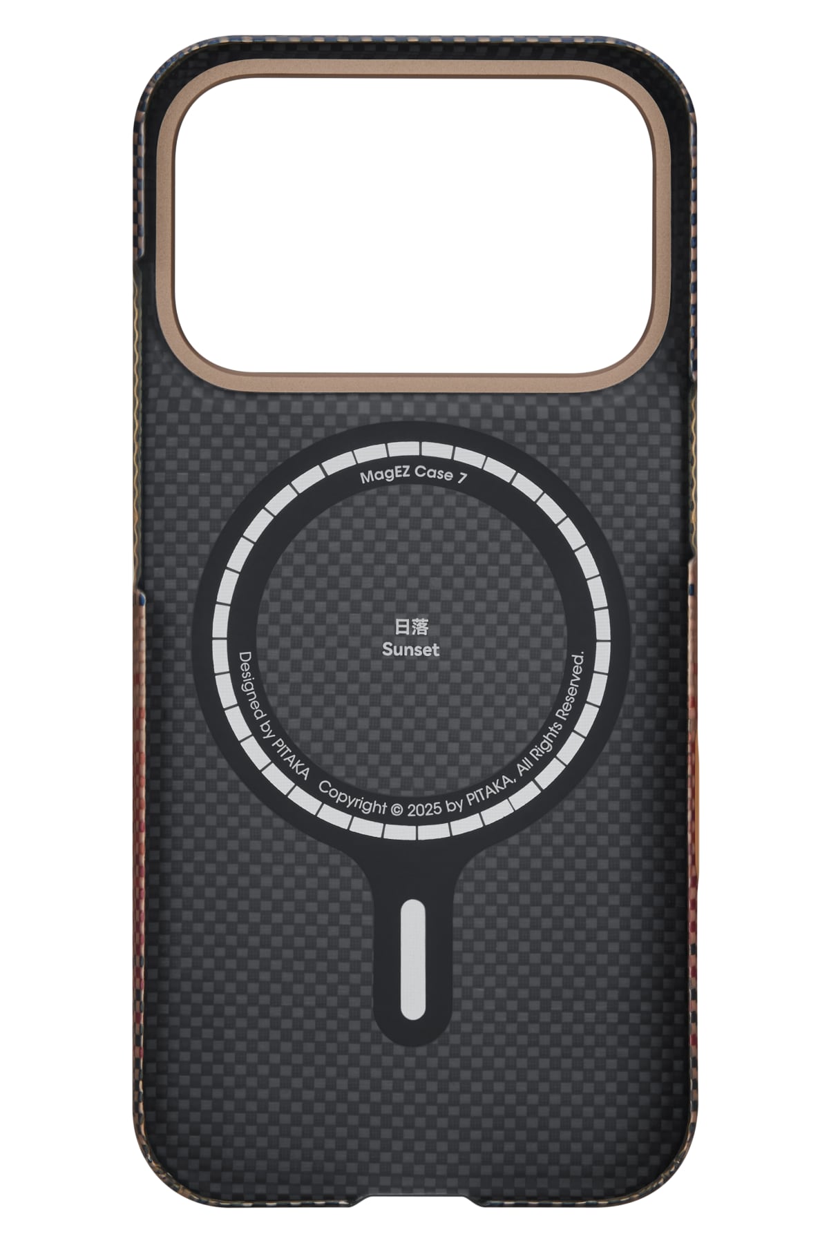 Tactile Woven iPhone 17 Pro Max MagSafe Uyumlu Kılıf Sunset