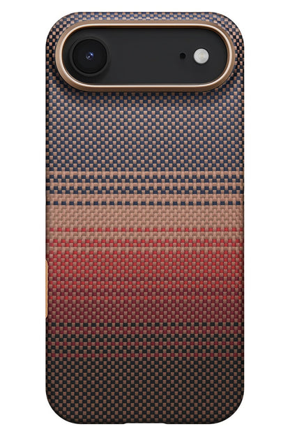 Tactile Woven iPhone 17 Air MagSafe Uyumlu Kılıf Sunset