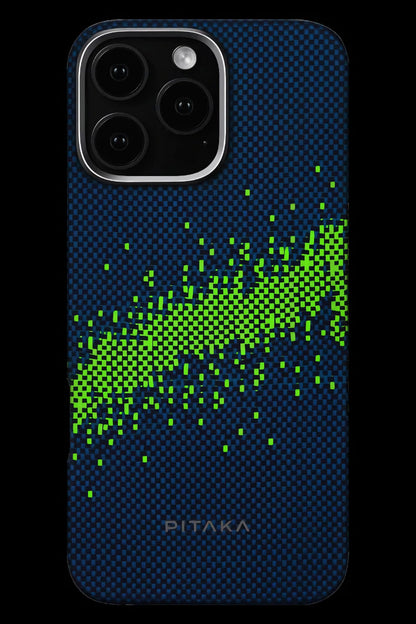Tactile Woven Lumintex iPhone 15 Pro MagSafe Uyumlu Kılıf Milky Way Galaxy