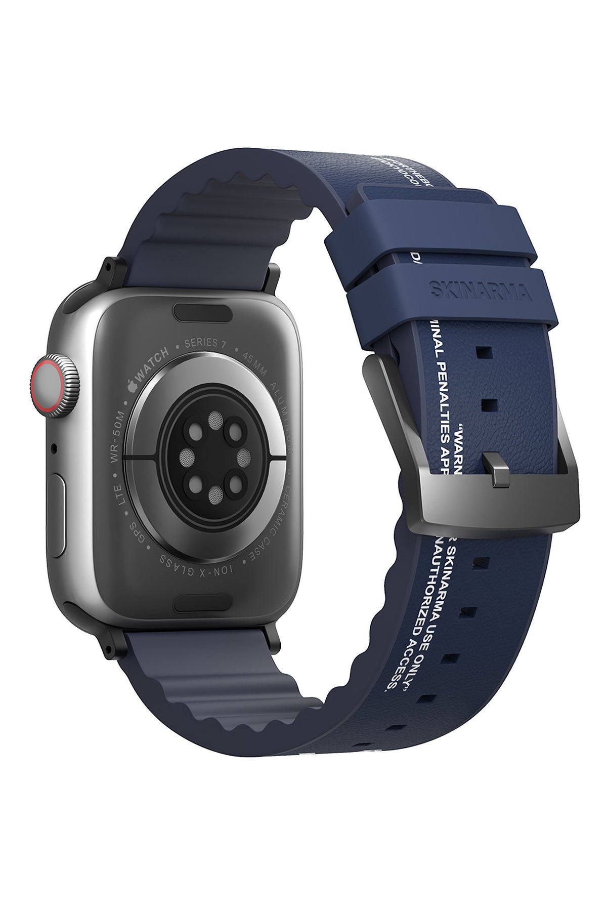 Apple Watch Uyumlu SkinArma Taihi Sora Silikon Kordon Lacivert