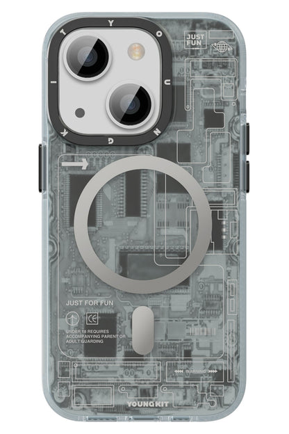 Youngkit Technology iPhone 15 Magsafe Uyumlu Siyah Kılıf