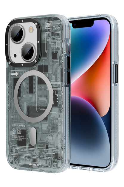 Youngkit Technology iPhone 15 Magsafe Uyumlu Siyah Kılıf