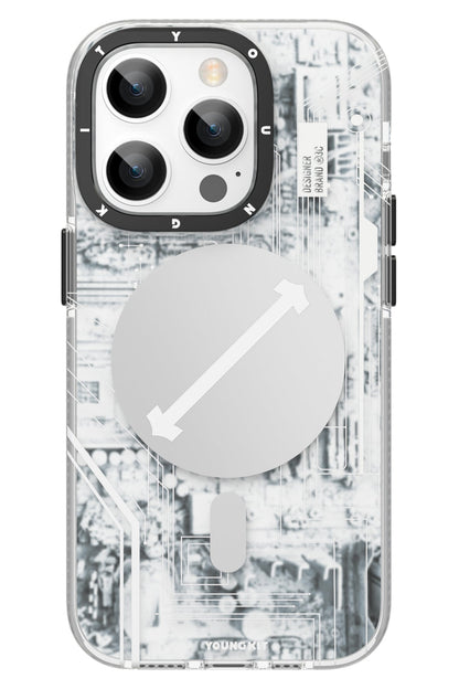 Youngkit Technology iPhone 14 Pro Max Magsafe Uyumlu Beyaz Kılıf