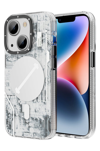 Youngkit Technology iPhone 14 Magsafe Uyumlu Beyaz Kılıf