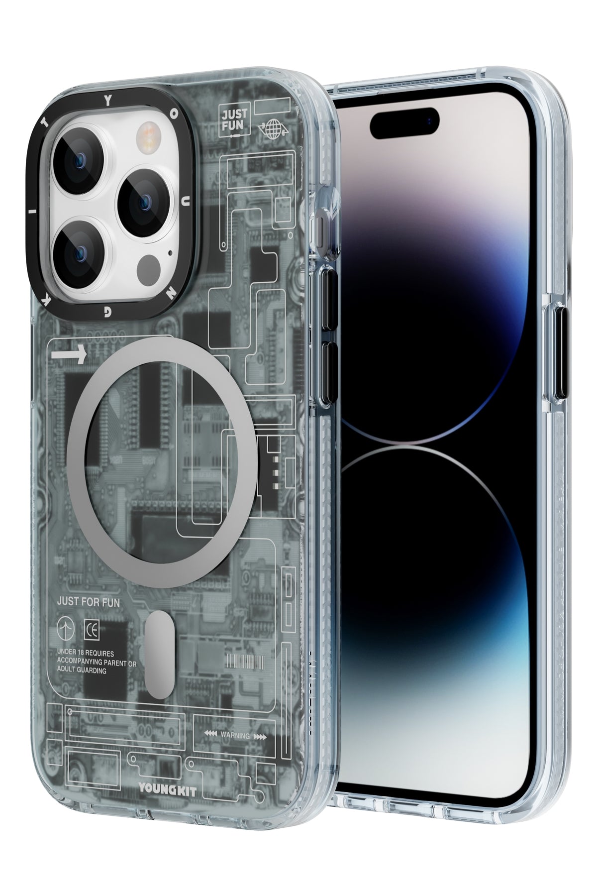 Youngkit Technology iPhone 13 Pro Max Magsafe Uyumlu Siyah Kılıf