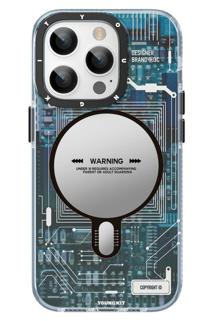 Youngkit Technology iPhone 13 Pro Magsafe Uyumlu Mavi Kılıf