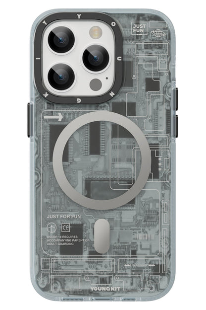 Youngkit Technology iPhone 15 Pro Magsafe Uyumlu Siyah Kılıf