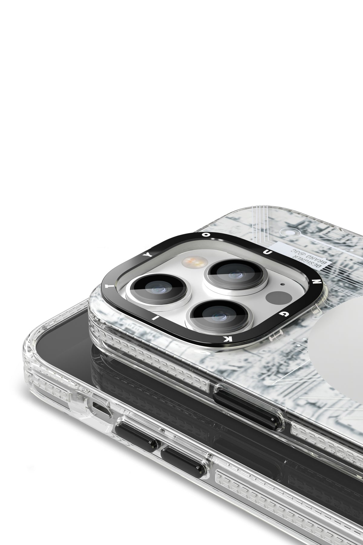 Youngkit Technology iPhone 15 Pro Max Magsafe Uyumlu Beyaz Kılıf