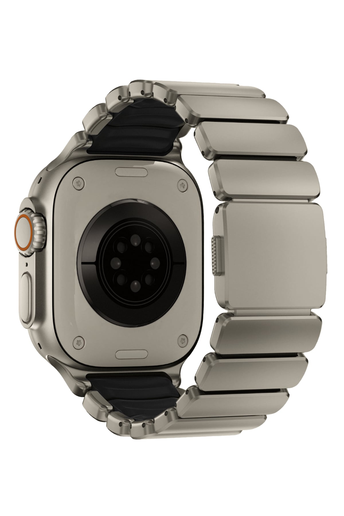 TitaFlex Apple Watch Ultra Uyumlu Titanyum Kordon Drax