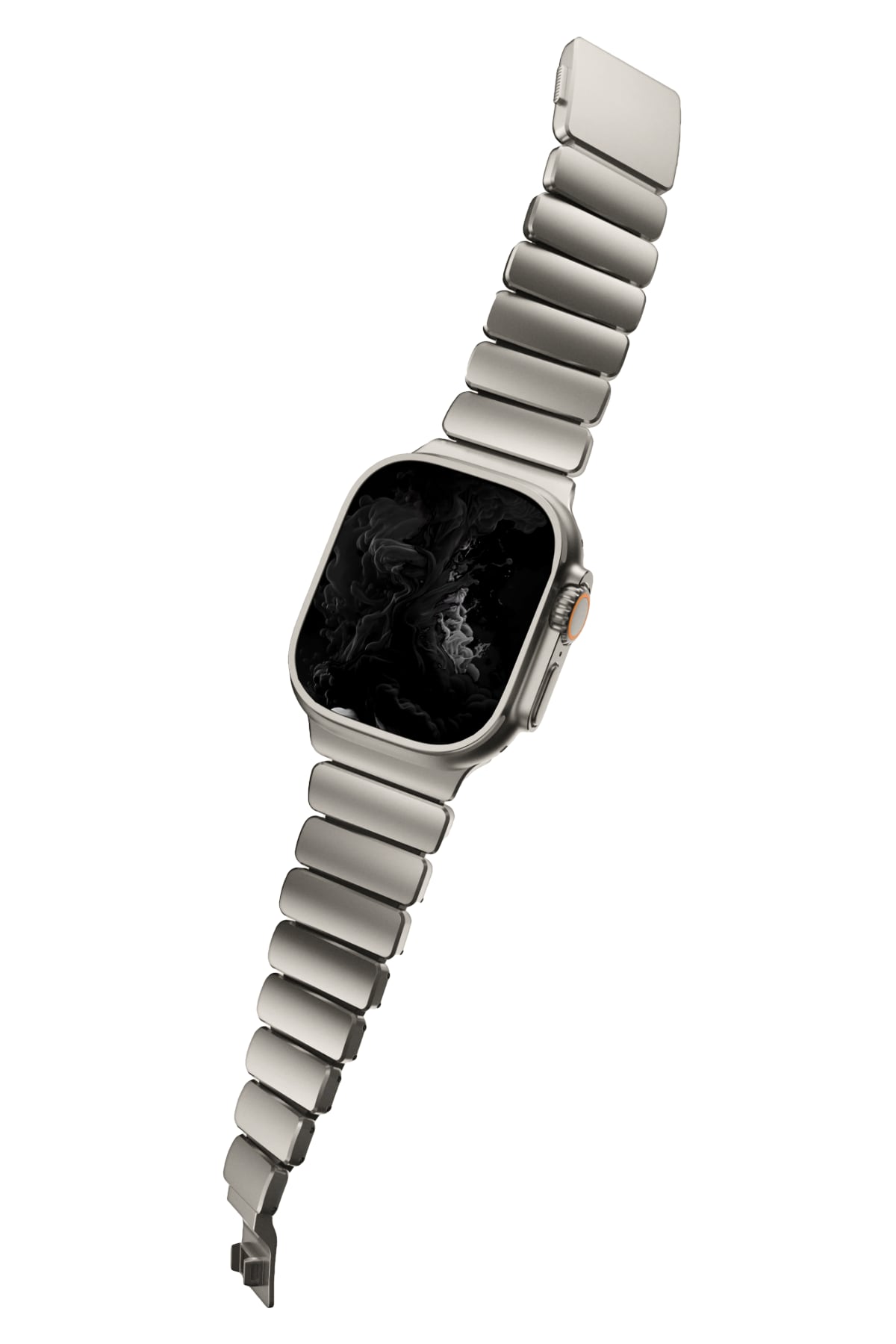 TitaFlex Apple Watch Ultra Uyumlu Titanyum Kordon Drax
