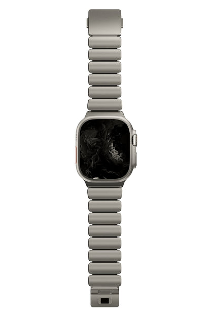 TitaFlex Apple Watch Ultra Uyumlu Titanyum Kordon Drax