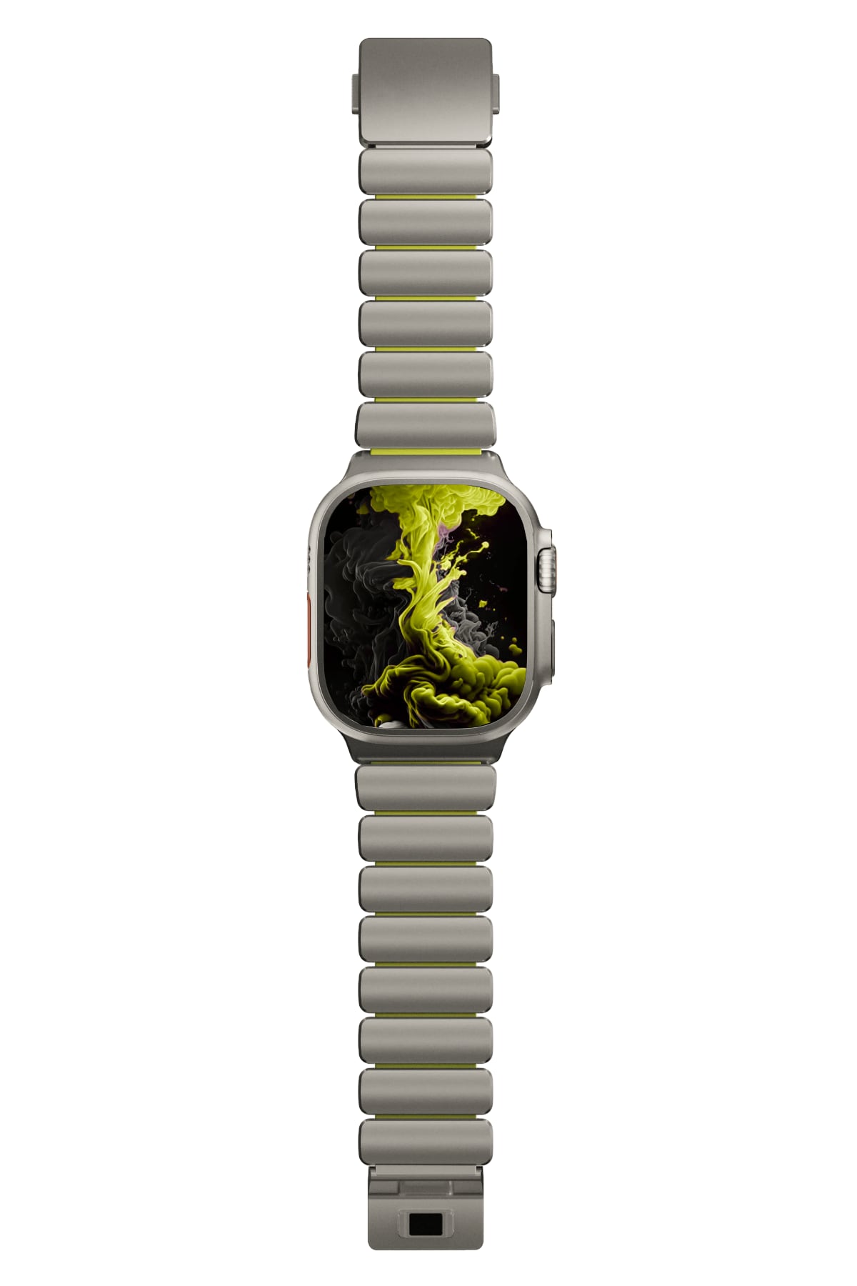 TitaFlex Apple Watch Ultra Uyumlu Titanyum Kordon Pulse