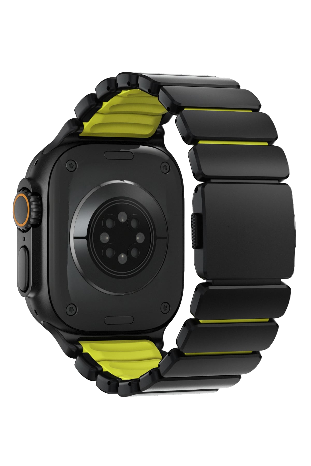 TitaFlex Apple Watch Ultra Uyumlu Titanyum Kordon Shock