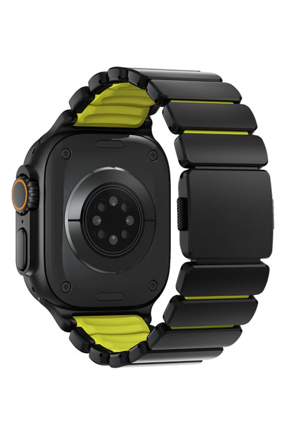 TitaFlex Apple Watch Ultra Uyumlu Titanyum Kordon Shock